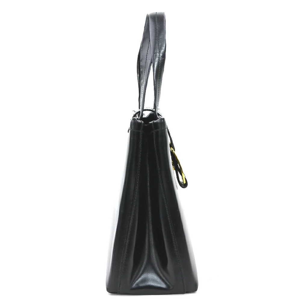Salvatore Ferragamo Vara Handbag Leather Black